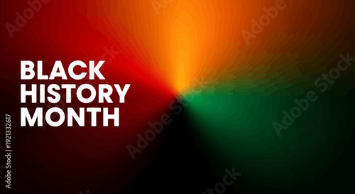 Black History Month Celebration with Pan-African Colors Abstract Background