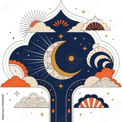 muslim-family-praying-together-at-home--father-mot.eps