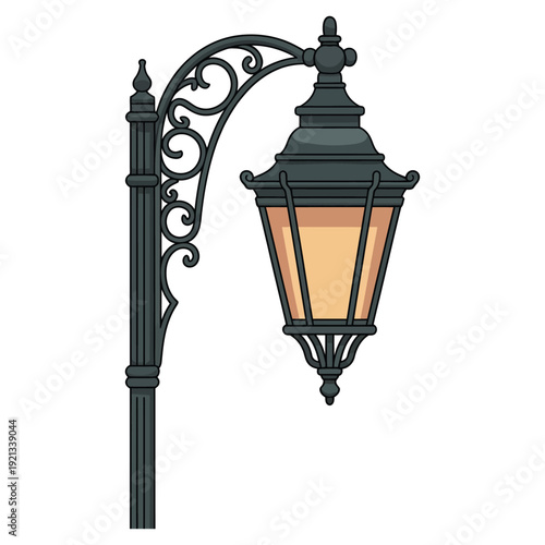 old street lamp