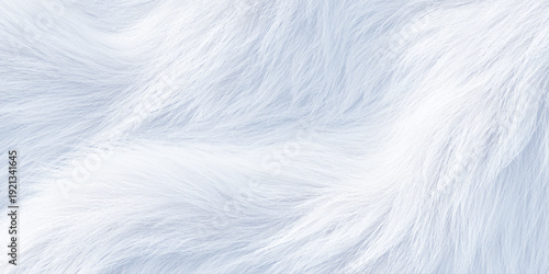 Soft white fur in gentle macro shot creating abstract background pattern with delicate texture and light shadows for luxury and purity concepts. 