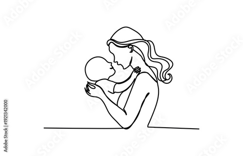 Maio laranja icon continuous one line drawing minimalist outline vector on white background symbol of the fight against child abuse orange may