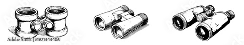 Elegant Monocles: A Timeless Pair of Binoculars