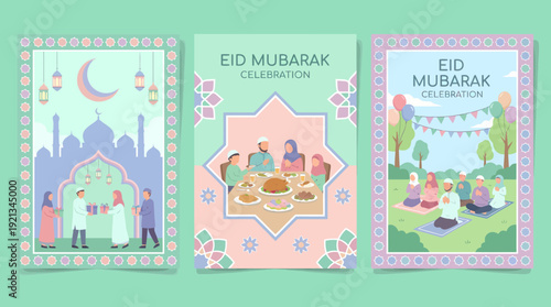 Eid Mubarak Celebration - Family, Tradition, and Festive Gatherings.