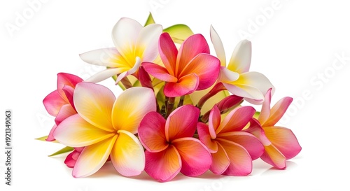 Colorful Frangipani Flowers Arrangement