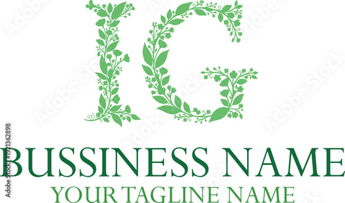 IG I ig initial logo | initial based abstract modern minimal creative logo, vector template image. luxury logotype logo, real estate homie logo. typography logo. initials logo