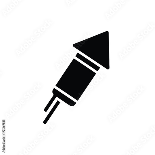 Modern electric plug icon for technology and energy concepts