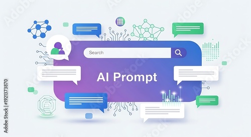 AI Prompt Chatbot Interface Artificial Intelligence Conversation