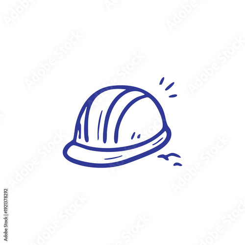 Simple Hard Hat Illustration