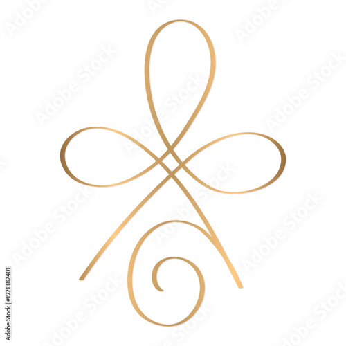 Keltisches Symbol für Stärke und Kraft – Mystisches keltisches Knotenzeichen als spirituelles Emblem