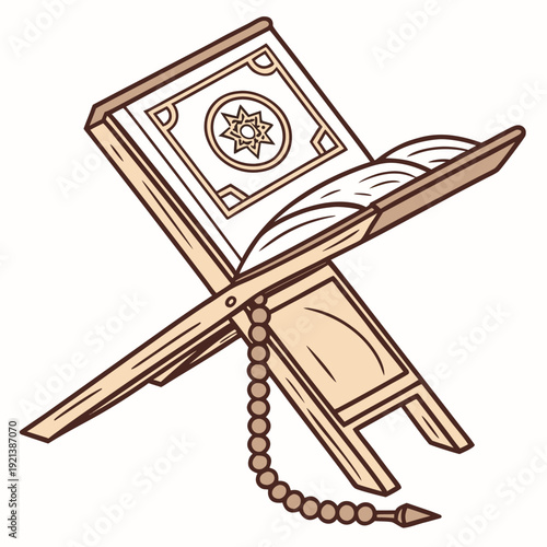 An open book with a quill pen resting on it, symbolizing knowledge and writing. isolated on transparent background, isolated on white background, Vector