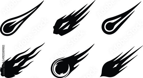 Black flame and fire burning