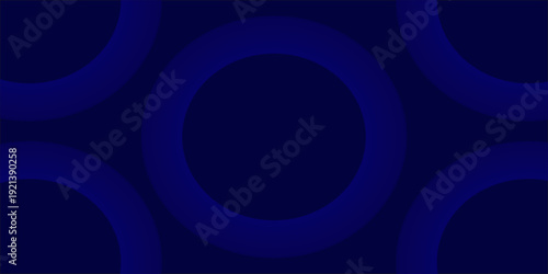 Abstract blue background with swirling circles and glowing patterns.