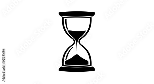 Hourglass Time Symbol Icon.