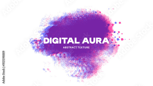 Abstract halftone ink blob, grunge art. Black paint stroke texture. Wallpaper design. Hand drawn watercolor isolated vector illustration