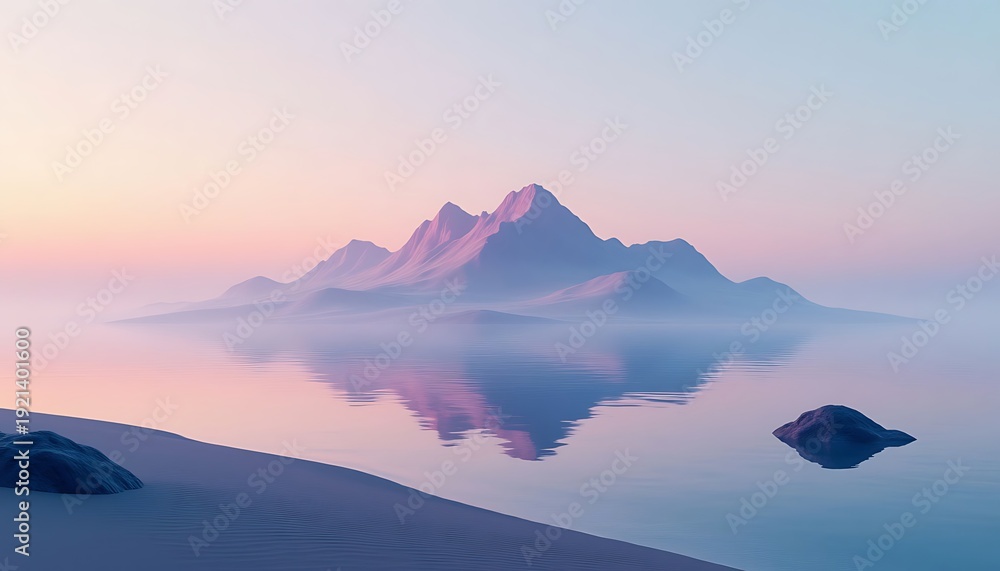 Fototapeta premium sunrise over mountains