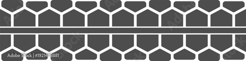 Tire tread pattern abstract style seamless texture