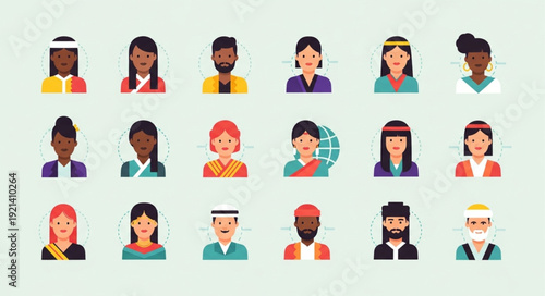 Diverse Group of People Representing Different Cultures and Ethnicities.