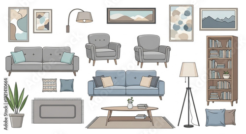 Furniture and Home Decor Items.