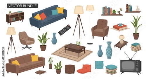 Furniture and Home Decor Items Collection.