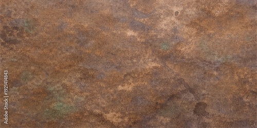 A weathered vintage background featuring a rough metallic surface of aged rusty iron and old steel material with a grungy brown and orange corrosion texture