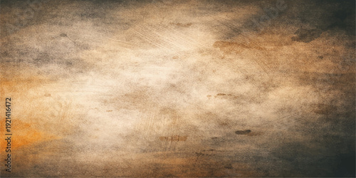 Antique aged parchment with a stained grunge texture and vintage brown paper pattern creates a blank retro surface for a grungy ancient book page design