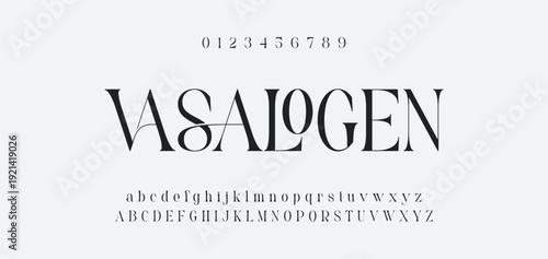Elegance Luxury wedding alphabet font. Typography elegant classic lettering serif fonts decorative vintage retro for logo. vector illustration