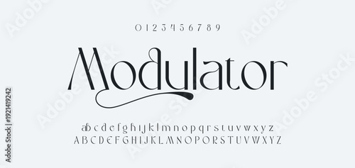 Elegance Luxury wedding alphabet font. Typography elegant classic lettering serif fonts decorative vintage retro for logo. vector illustration