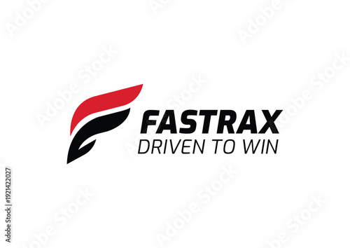 Dynamic F Monogram Wing Logo for Automotive and Sport Brand