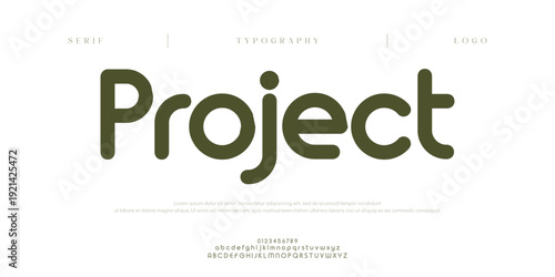 Project, Creative digital sport Modern Future Alphabet Font. Typography urban style fonts for technology, digital, movie logo design regular and italic. vector illustration
