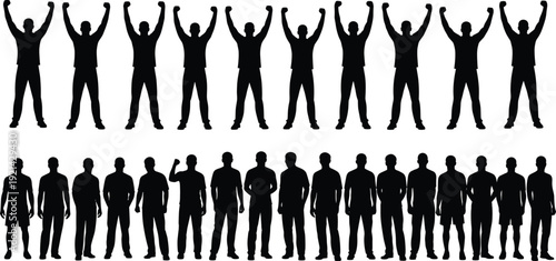 Collection, of, black, business, avatars, featuring, diverse, male, and, female, office, professionals, for, corporate, identity, teamwork, profiles, and, team, networking.