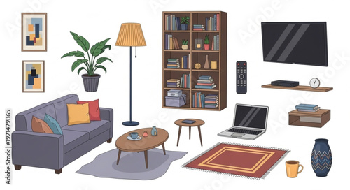 Living Room Furniture and Decor.