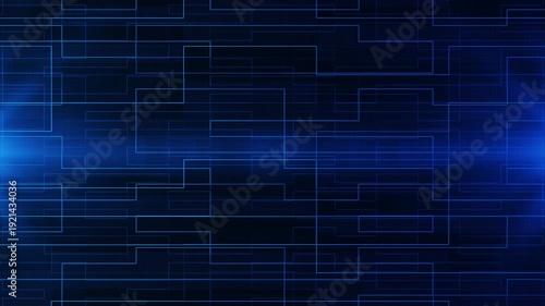 Cybersecurity network protection for IT security presentations, firewall software demos, and data protection videos. Defense technology background. Seamless 4K loop.
