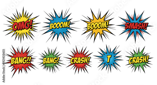 Comic book explosion sound effects