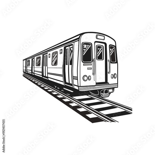 train vector illustration 