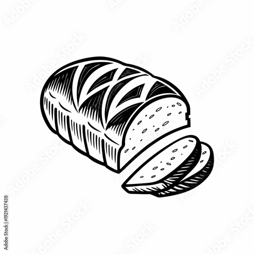 illustration of bread