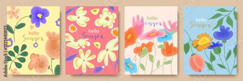 Abstraction with flowers 4