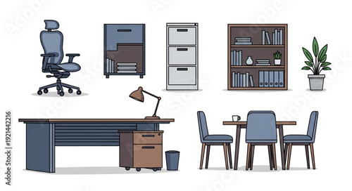 Office Furniture and Equipment Collection.