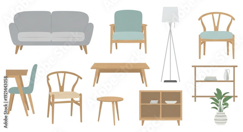 Modern Minimalist Furniture Collection.