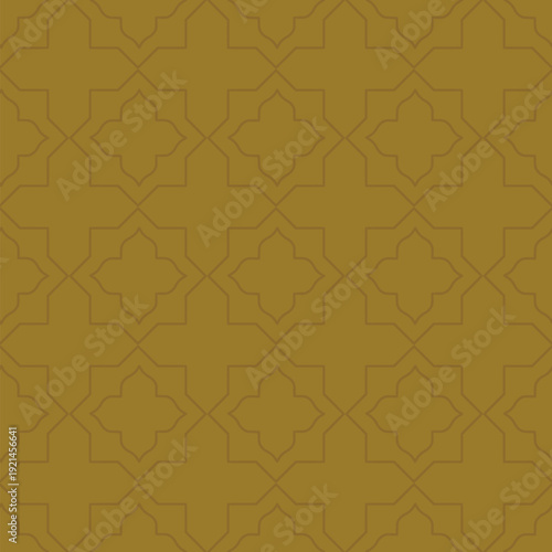 Diriyah Inspired Ramadan Series – A collection of modern Islamic geometric seamless vector patterns influenced by Najdi and Saudi luxury aesthetics. Star pattern tile in sandy tones.