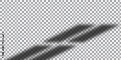 Venetian Blind Window Shadow Overlay with Soft Light Effect