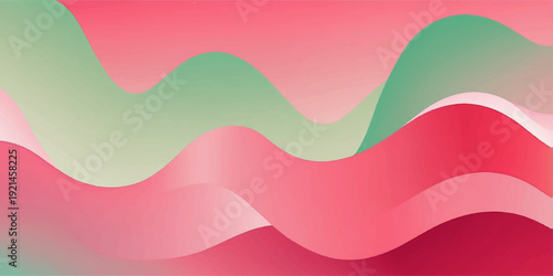 Abstract colorful vector background featuring a wave pattern with pink flowing curves and light line elements for a modern business banner or web template design