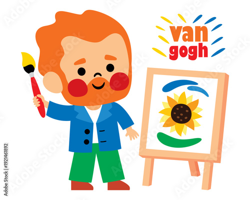 Cartoon Drawing Of Van Gogh