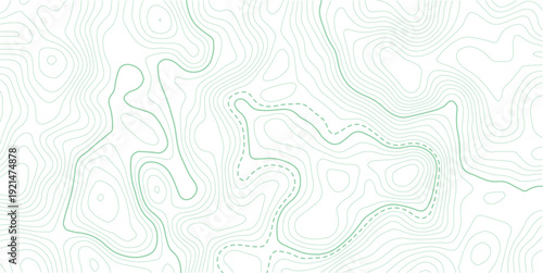 Vector geographic contour mounted map background. Abstract minimal The patter discovery vector topo map. Abstract line contour mountain terrain map background. Vintage outdoors style wallpaper.