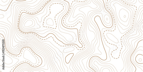 Vector geographic contour mounted map background. Abstract minimal The patter discovery vector topo map.Topographic map pattern background vector. Abstract line contour mountain terrain map background