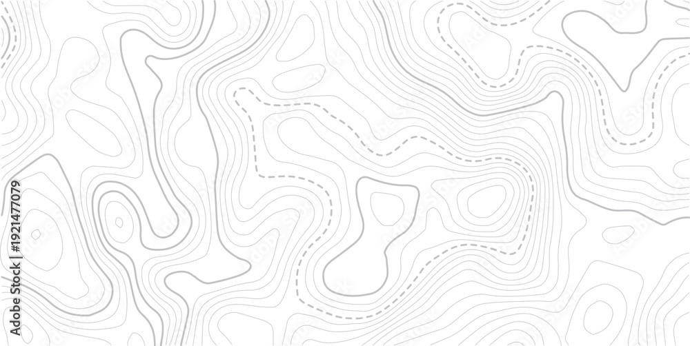 Obraz premium Topographic map patterns, topography line map. Vintage outdoors style. Organic Earth Tones, and a Strong Connection to Natural Geography. 