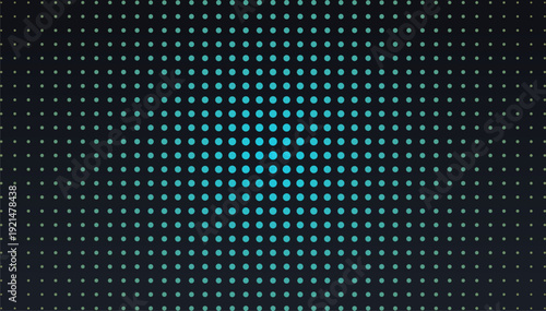 Abstract Neon Radiant Dot Pattern Vector Background for Digital Design