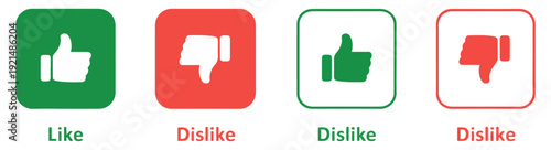 like dislike thumbs reaction icon