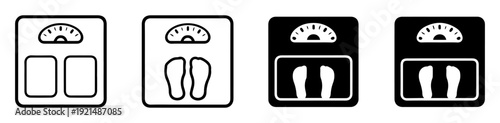 weight scale fitness icon