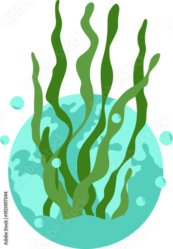 Obraz na płótnie World seagrass day illustration
