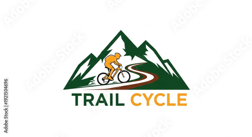 Trail Cycle Mountain Bike Logo.